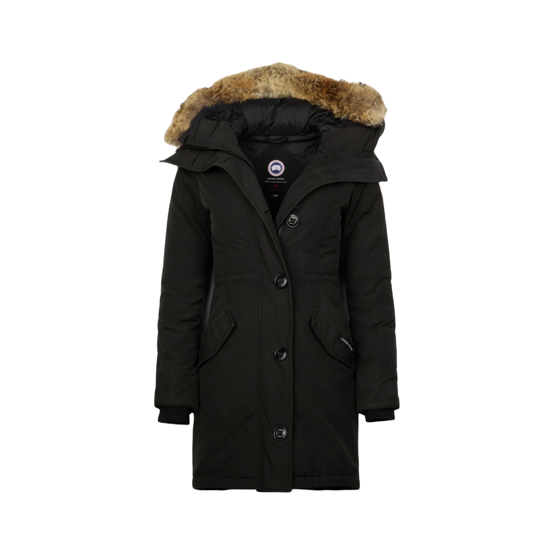 CANADA GOOSE ROSSCLAIR PARKA WOMEN - BLACK / XS