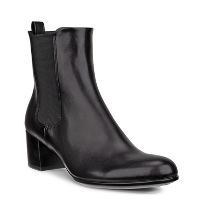 ECCO DRESS CLASSIC 35 LEATHER CHELSEA HEELED BOOT WOMEN