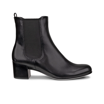 ECCO DRESS CLASSIC 35 LEATHER CHELSEA HEELED BOOT WOMEN - MINK/ BROWN / 36 ECCO DRESS CLASSIC 35 LEATHER CHELSEA HEELED BOOT WOMEN - MINK/ BROWN / 36
