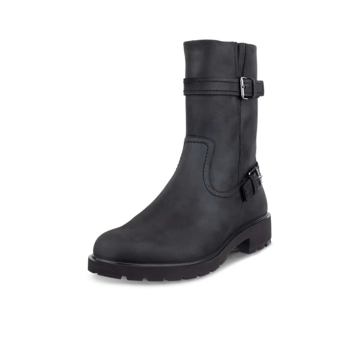 ECCO METROPOLE VIENNA OILED-NUBUCK BIKER BOOT WOMEN
