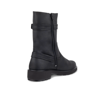 ECCO METROPOLE VIENNA OILED-NUBUCK BIKER BOOT WOMEN