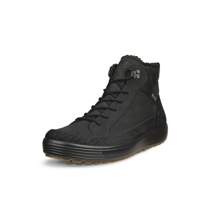 ECCO SOFT 7 TRED LEATHER GORE-TEX HIGH-TOP BOOT MEN