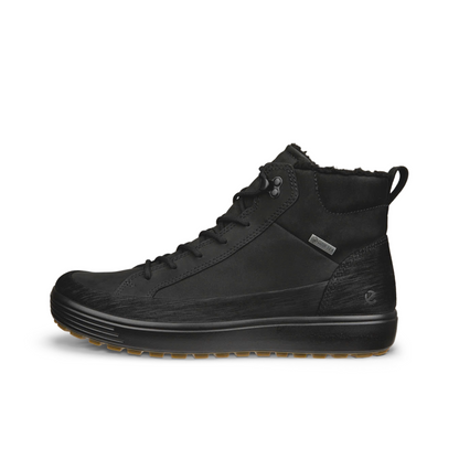 ECCO SOFT 7 TRED LEATHER GORE-TEX HIGH-TOP BOOT MEN