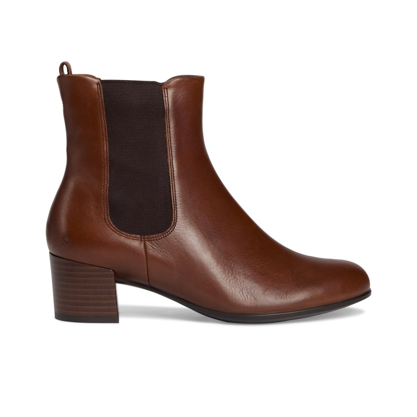 ECCO DRESS CLASSIC 35 LEATHER CHELSEA HEELED BOOT WOMEN
