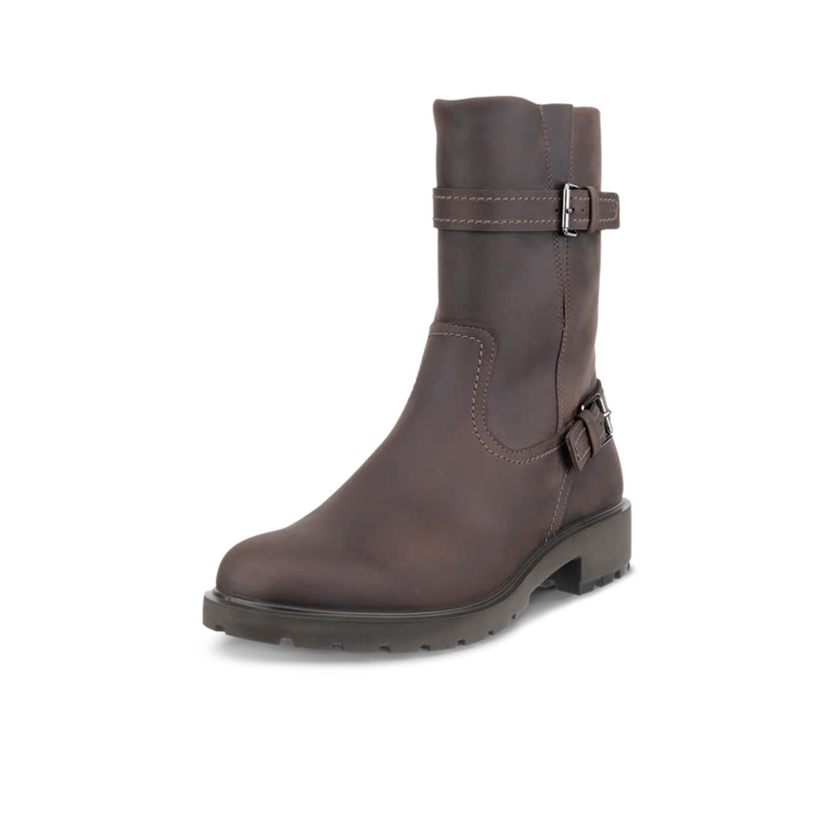 ECCO METROPOLE VIENNA OILED-NUBUCK BIKER BOOT WOMEN