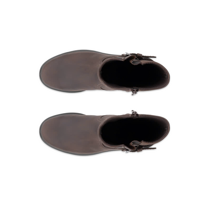 ECCO METROPOLE VIENNA OILED-NUBUCK BIKER BOOT WOMEN