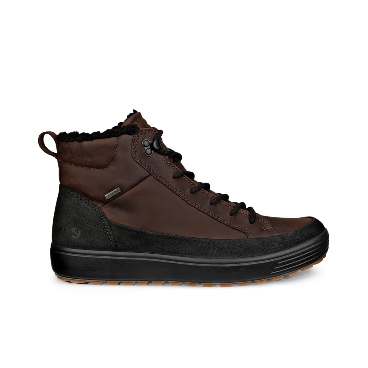 ECCO SOFT 7 TRED LEATHER GORE-TEX HIGH-TOP BOOT MEN