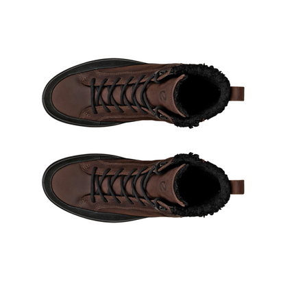 ECCO SOFT 7 TRED LEATHER GORE-TEX HIGH-TOP BOOT MEN