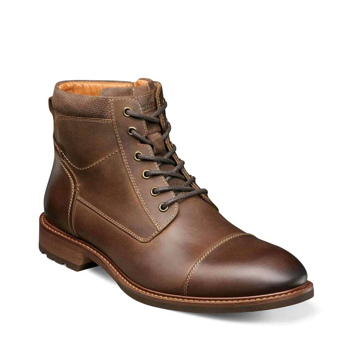 FLORSHEIM LODGE CAP TOE LACE BOOT MEN