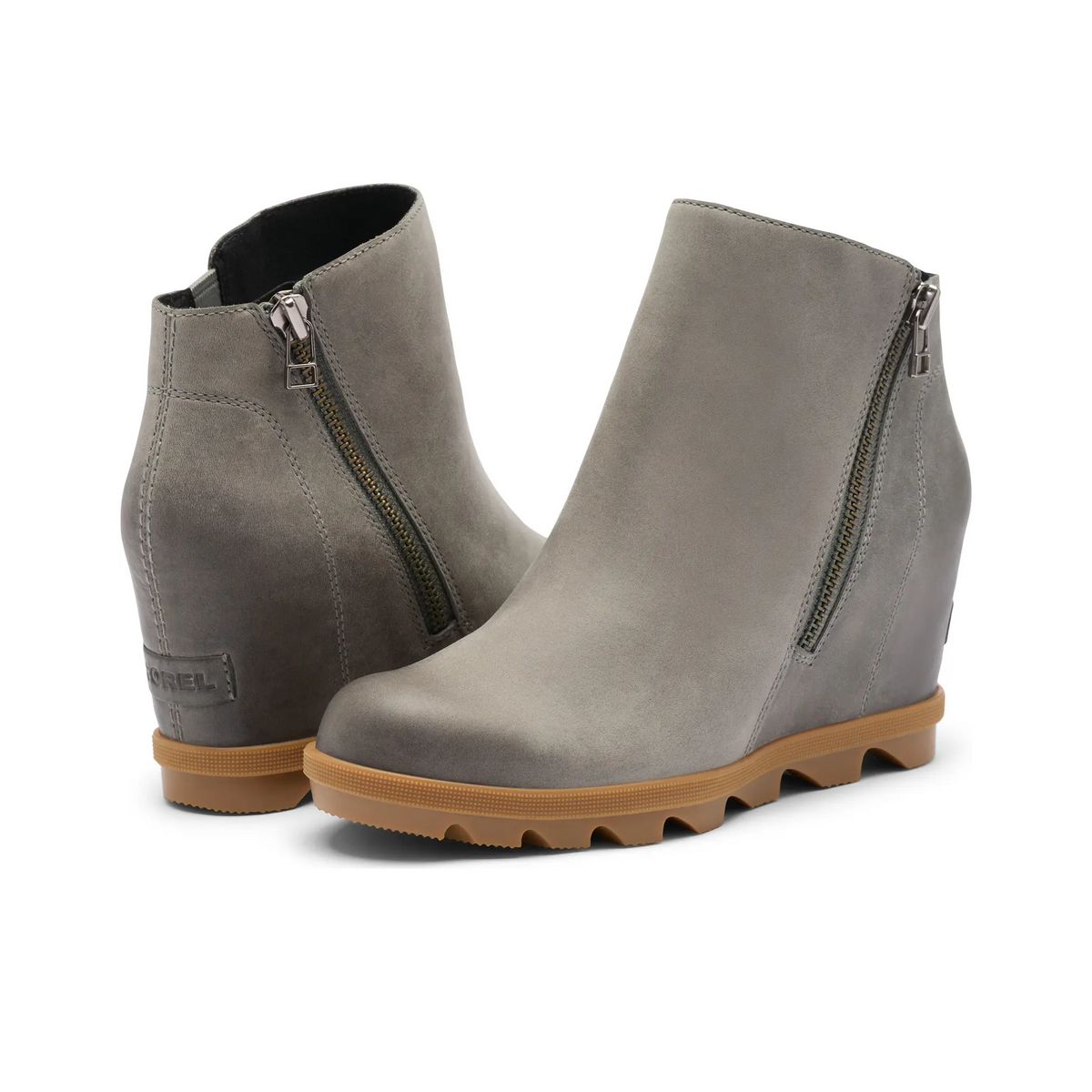 SOREL JOAN RHAPSODY ZIP WATERPROOF WEDGE BOOT WOMEN