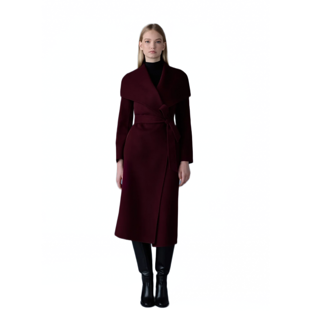 MACKAGE MAI WOOL WRAP COAT WOMEN