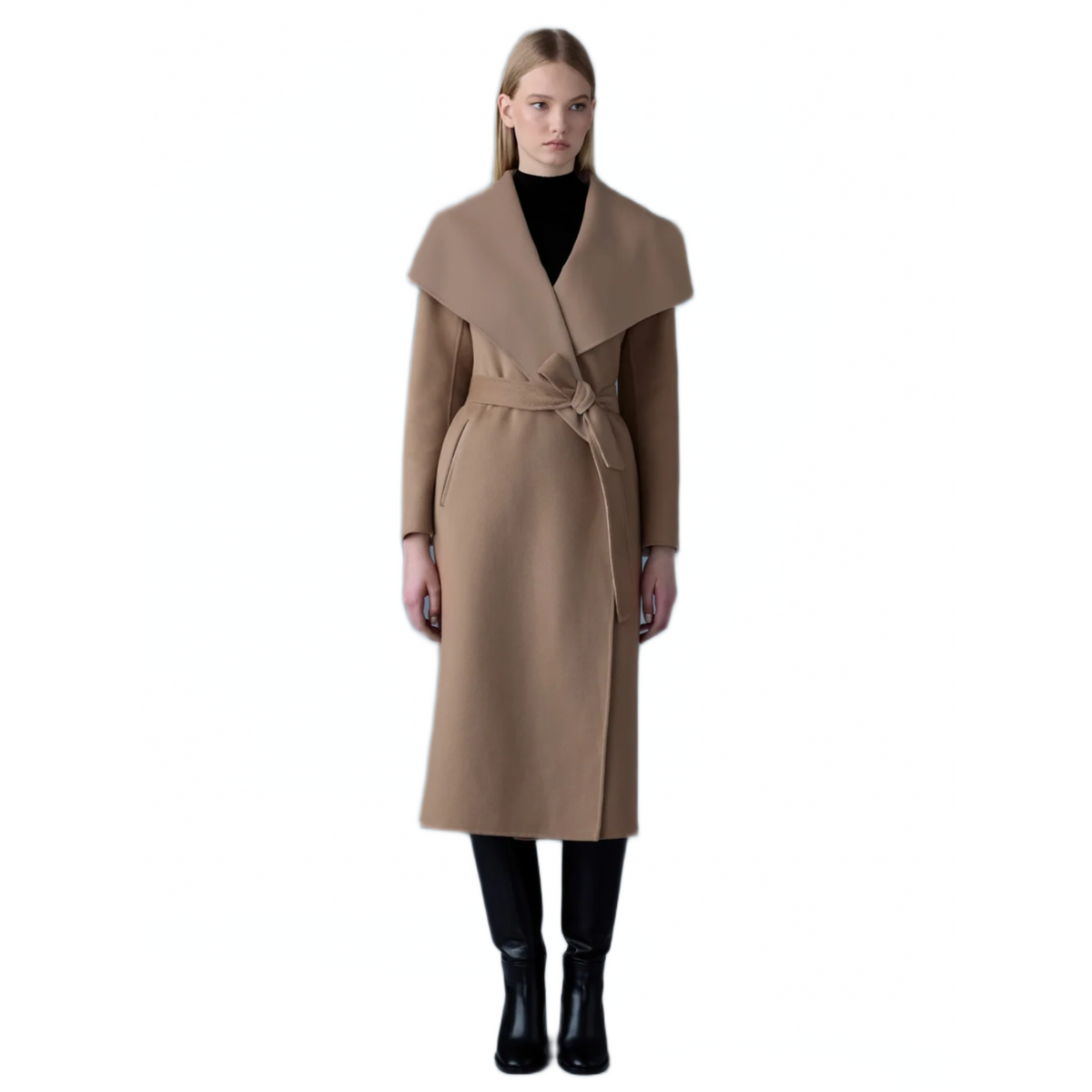 MACKAGE MAI WOOL WRAP COAT WOMEN