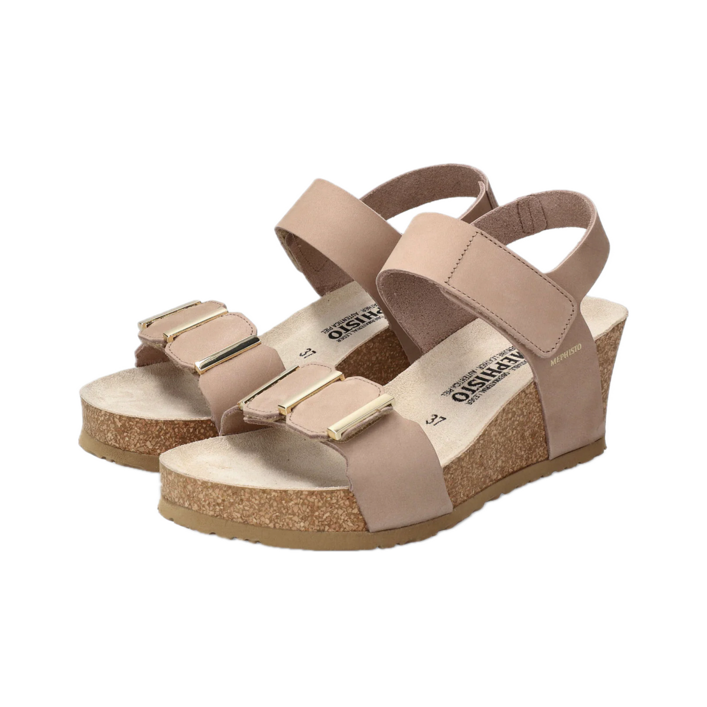 MEPHISTO LEONORE WEDGE SANDAL WOMEN