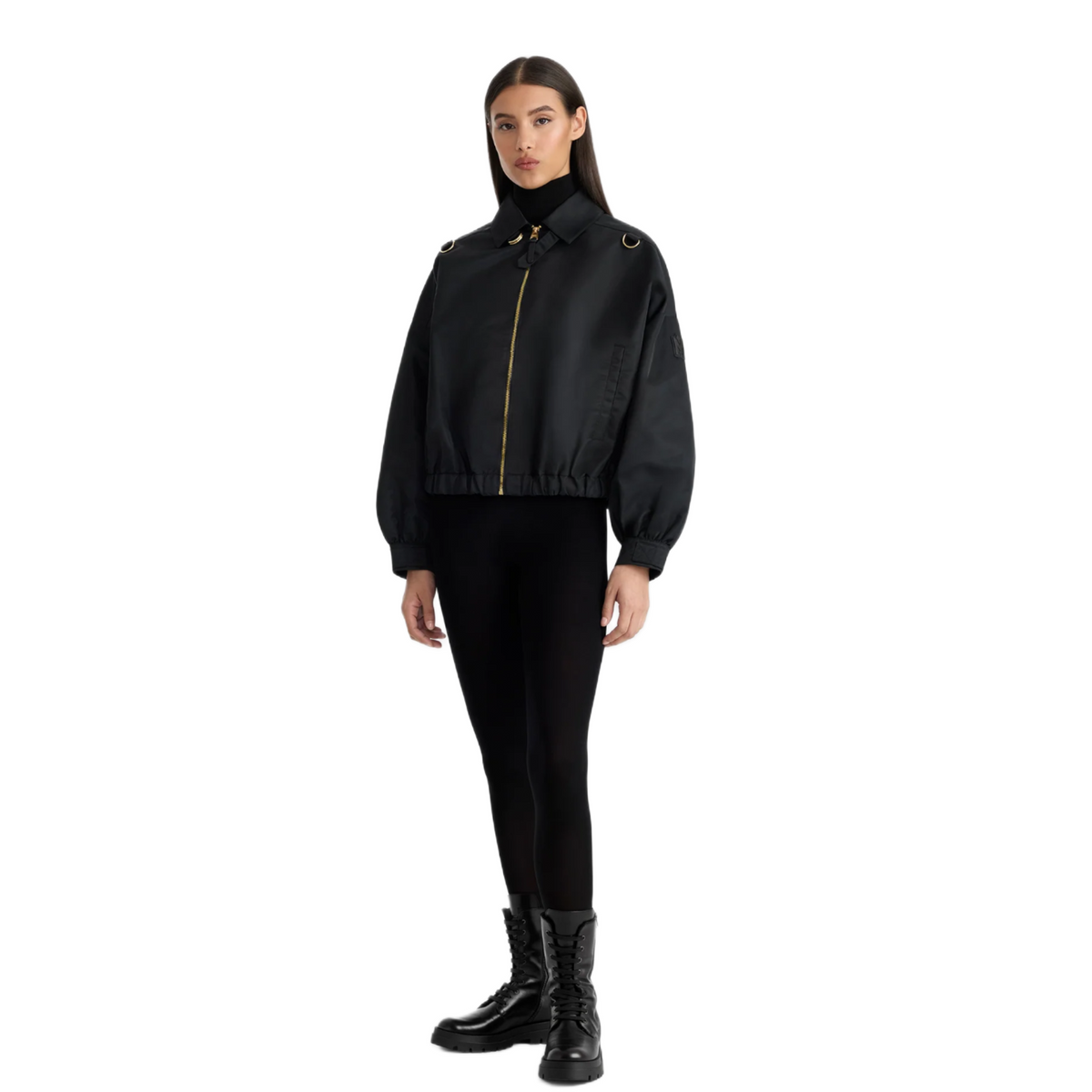 MACKAGE OLIVERA CROPPED BOMBER JACKET WOMEN