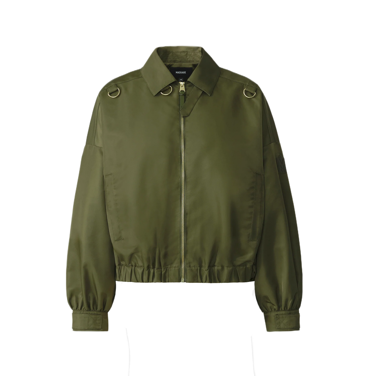 MACKAGE OLIVERA CROPPED BOMBER JACKET WOMEN