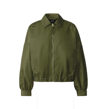 MACKAGE OLIVERA CROPPED BOMBER JACKET WOMEN