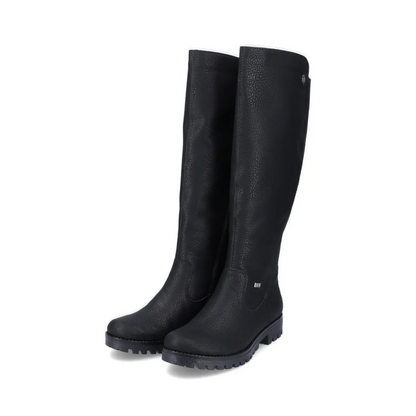 RIEKER 78554-PAYTON SYNTHETIC LEATHER HIGH BOOT WOMEN