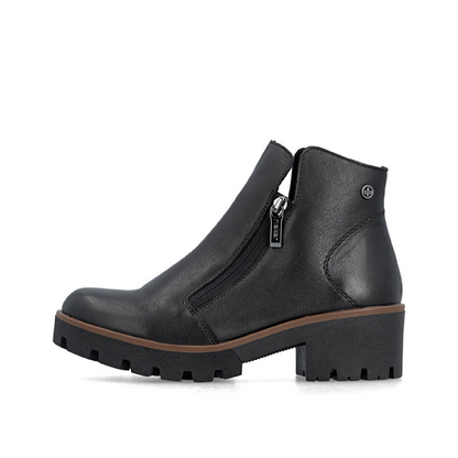 RIEKER 79254-AMALIA LEATHER ANKLE BOOT WOMEN