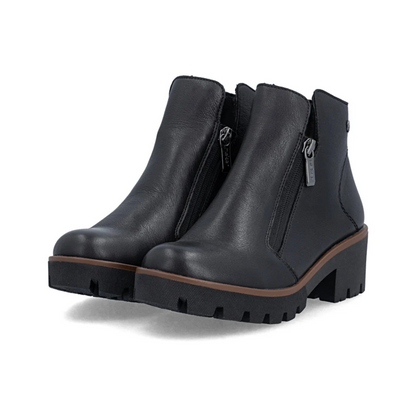 RIEKER 79254-AMALIA LEATHER ANKLE BOOT WOMEN