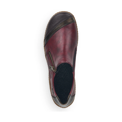 RIEKER L7571-LIV LEATHER RIEKER-TEX SHOE WOMEN