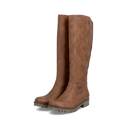 RIEKER 78554-PAYTON SYNTHETIC LEATHER HIGH BOOT WOMEN