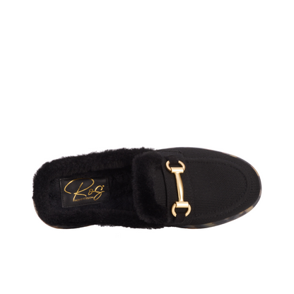 ROS HOMMERSON GIGI FAUX FUR SLIDE WOMEN