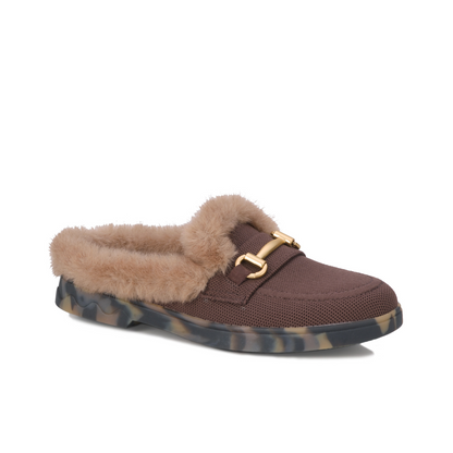 ROS HOMMERSON GIGI FAUX FUR SLIDE WOMEN