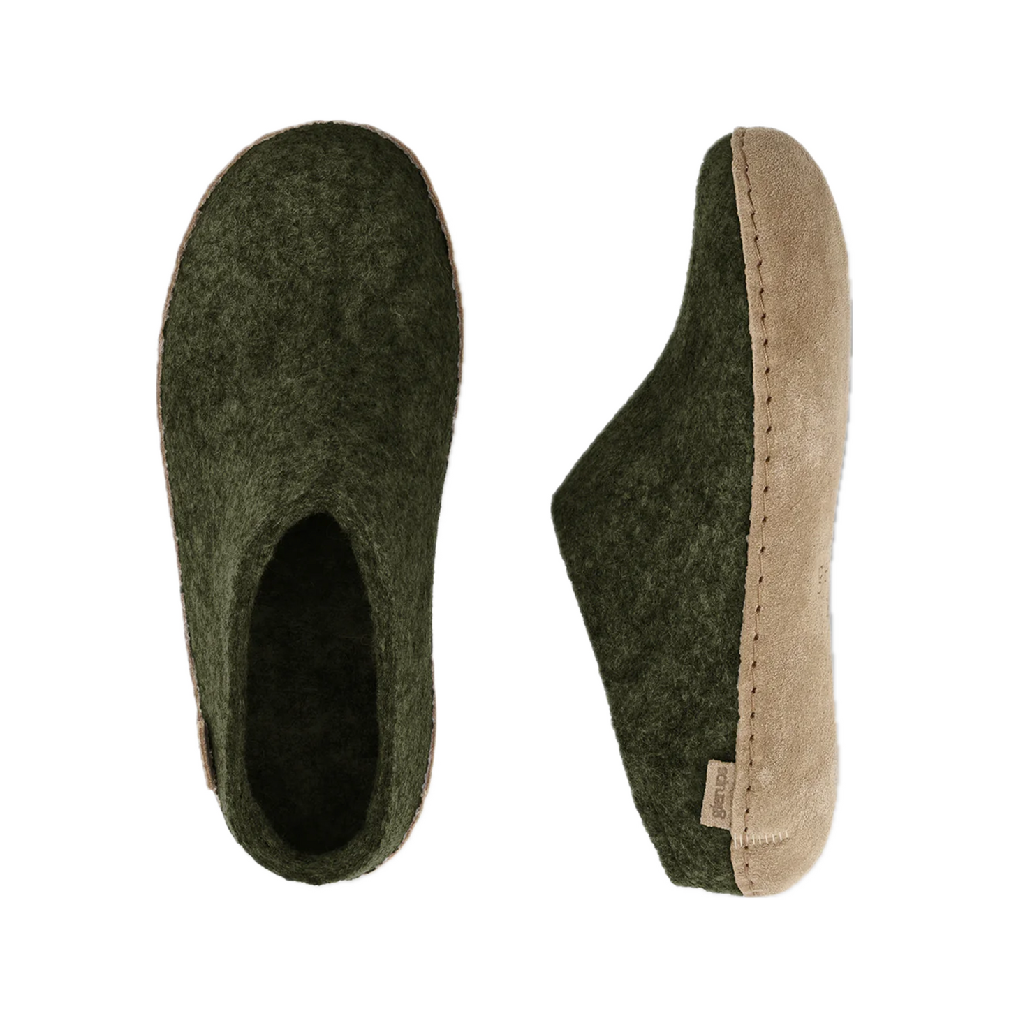 GLERUPS SLIP ON LEATHER SOLE UNISEX