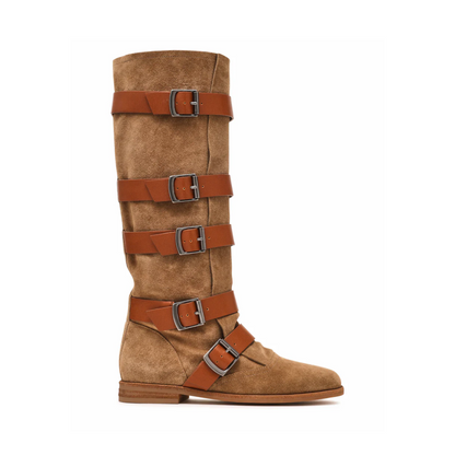 STEVE MADDEN INDIO BUCKLE BOOT WOMEN