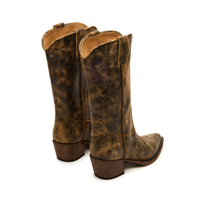 STEVE MADDEN ALBANY WESTERN BOOT WOMEN