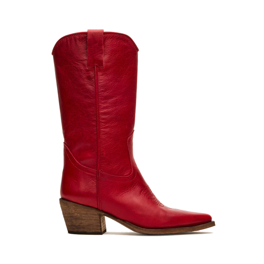 STEVE MADDEN ALBANY WESTERN BOOT WOMEN
