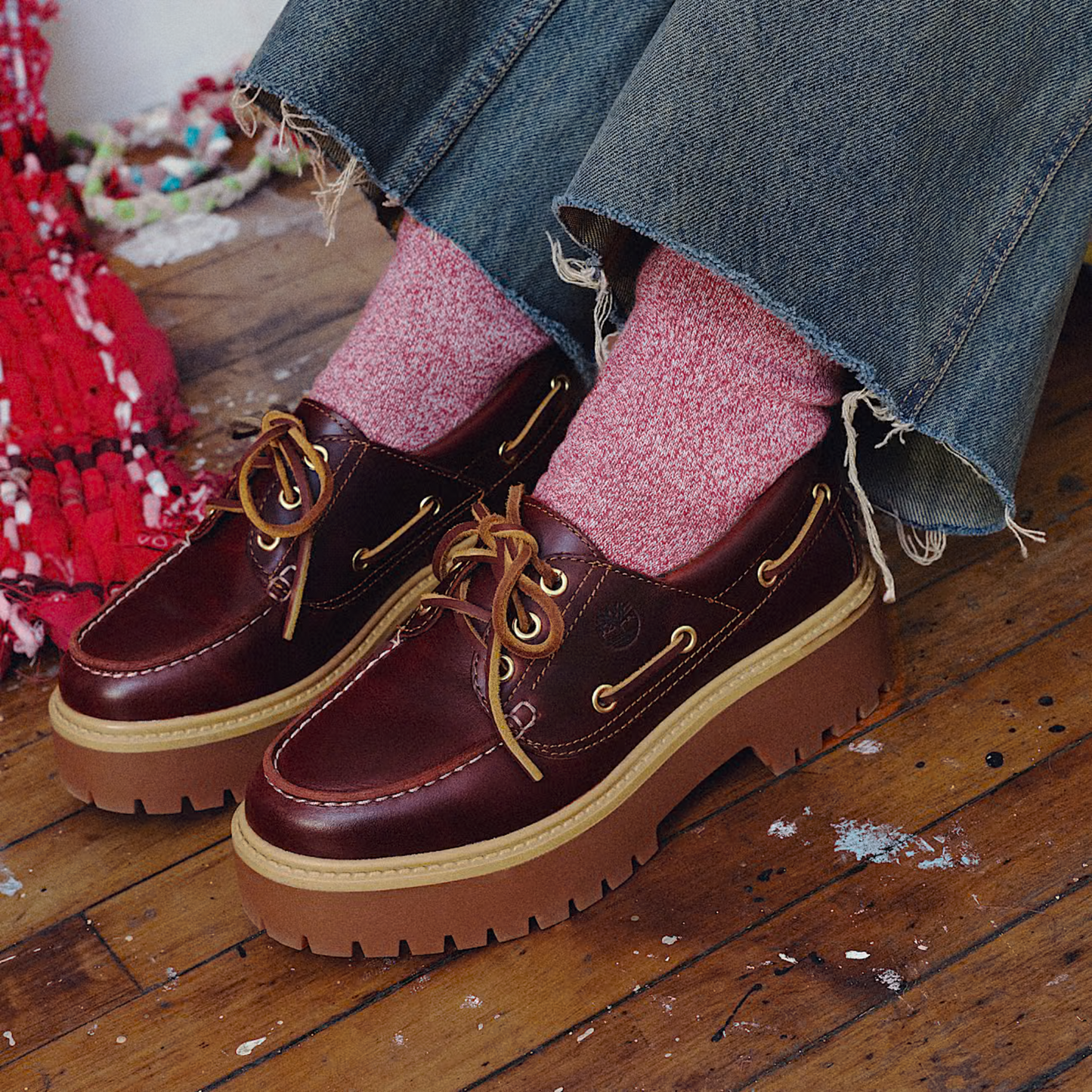 TIMBERLAND STONE STREET BOAT SHOE WOMEN