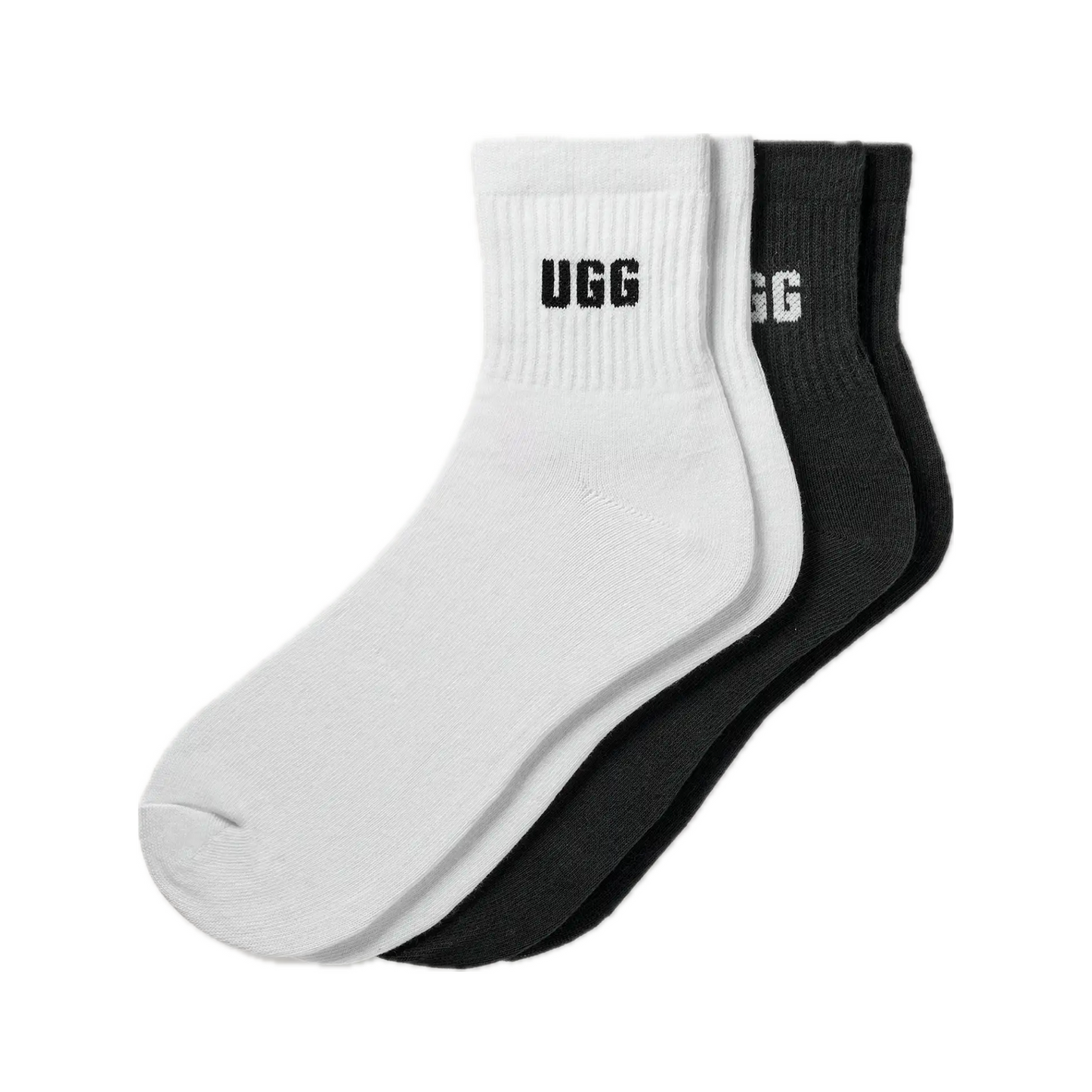 UGG QUINLIN LOGO SOCK 2 PACK ONE SIZE WOMEN