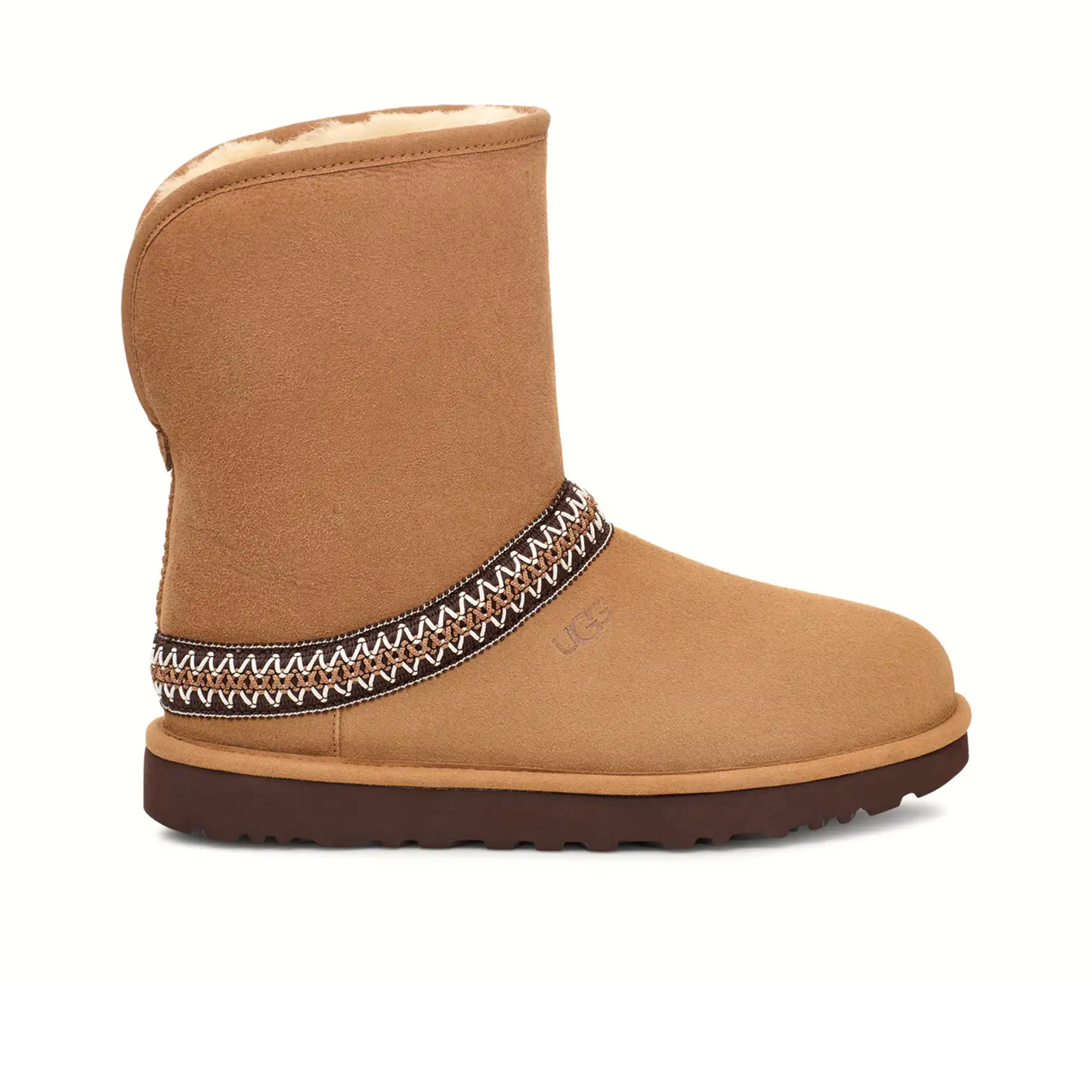 UGG CLASSIC SHORT CRESCENT BOOT WOMEN