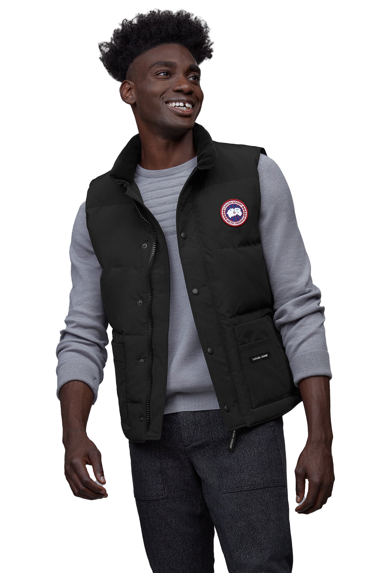 Freestyle Crew Vest Canada Goose Gilets Mens Canada Goose Sage