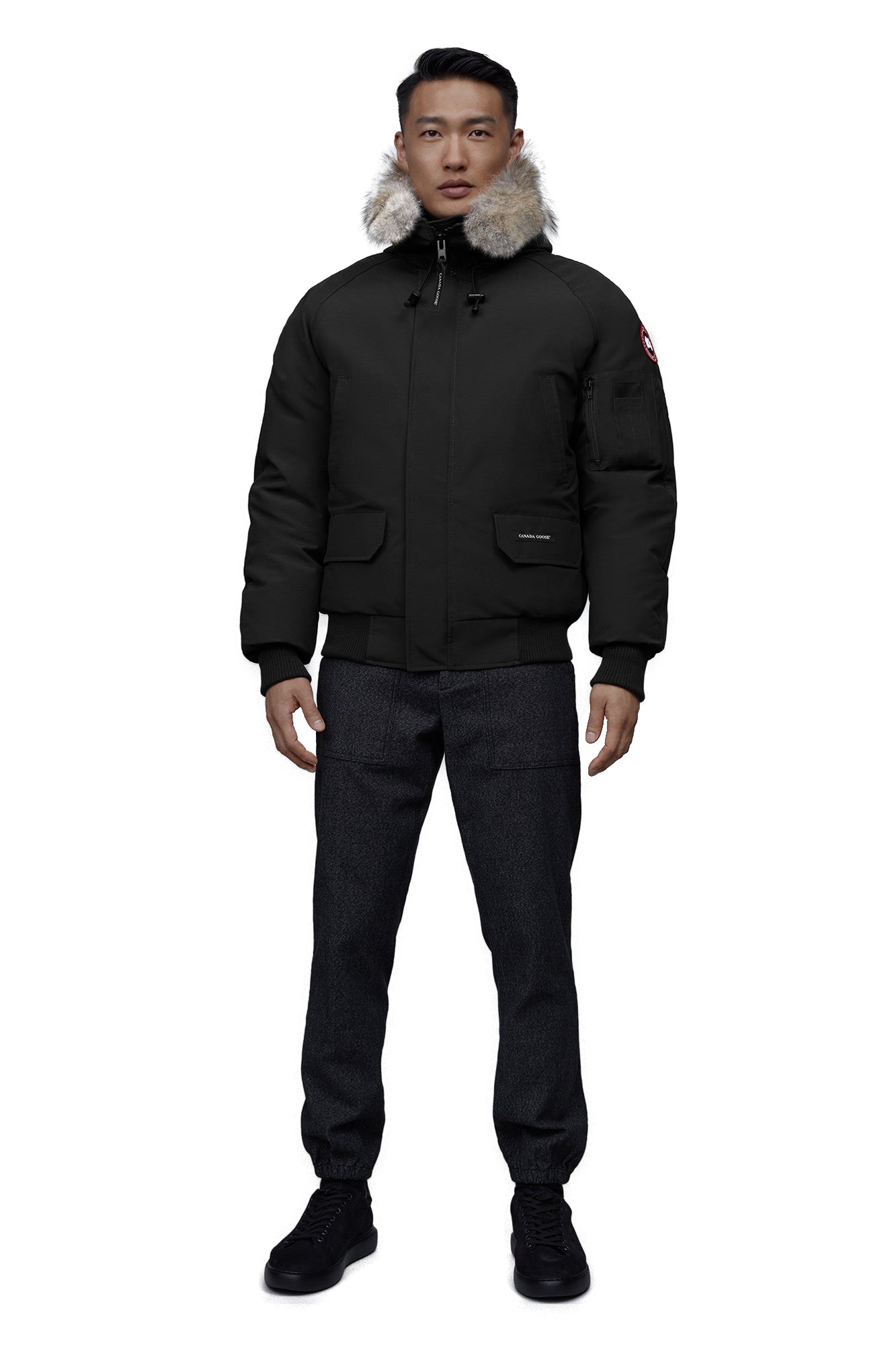 Mens black canada goose on sale bomber