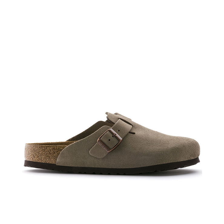 BIRKENSTOCK BOSTON SUEDE LEATHER SOFT FOOTBED NARROW – TREND BOSTON