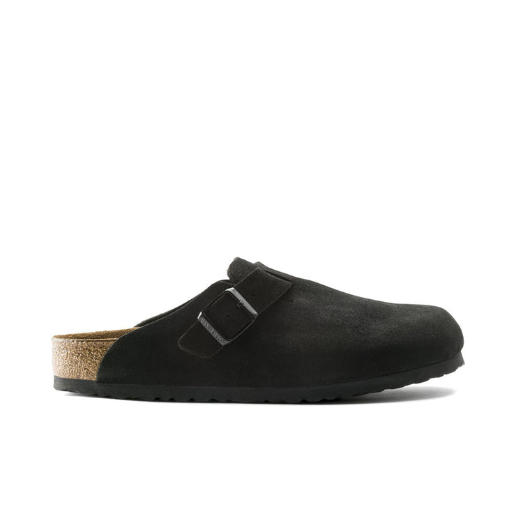 BIRKENSTOCK BOSTON SUEDE LEATHER SOFT FOOTBED R(REGULAR)