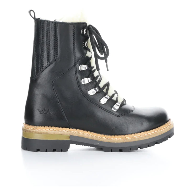 BOS & CO ADA BLACK ROUND TOE BOOT