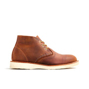 RED WING-MEN WORK CHUKKA-3137-COPPER ROUGH E TOUGH